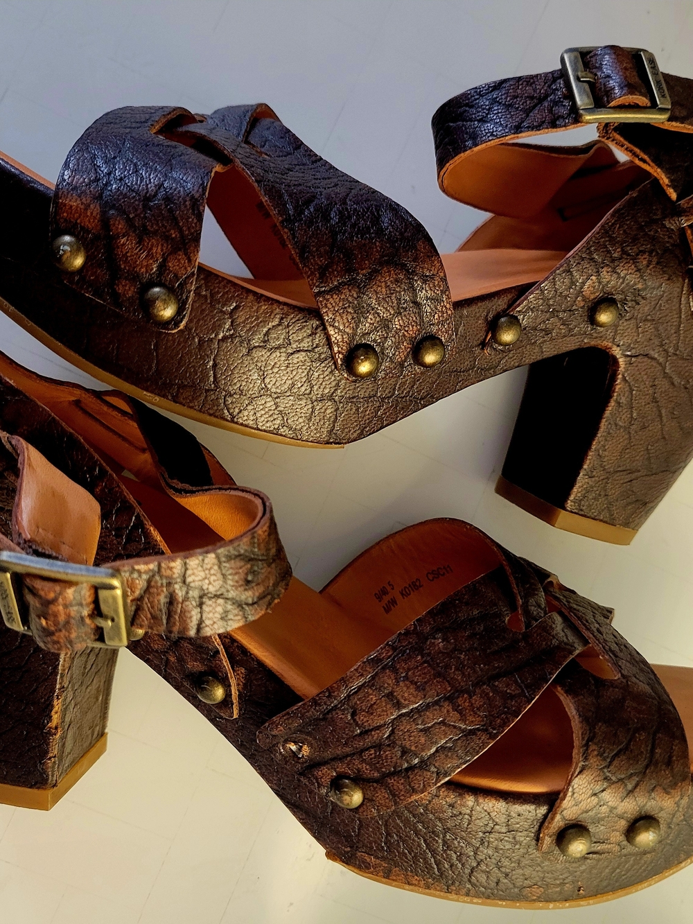 Kork Ease - Women's Black Strappy Leather Sandals